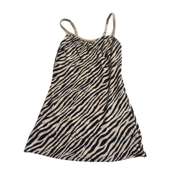 Set Of 2 Maidenform Flexees Shapewear Tank Tops Beige Zebra Print #3266 Size S - Picture 5 of 7